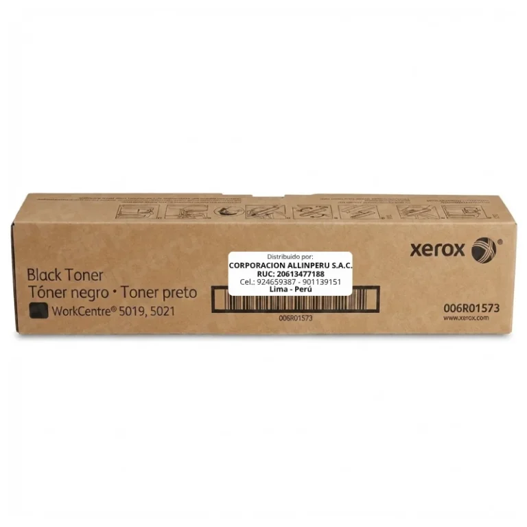 Foto de toner Xerox 006R01573 negro original sellado fondo blanco