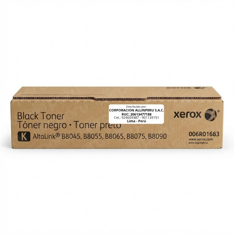 Tóner Xerox 006R01683 negro original para AltaLink B8090 sobre fondo blanco