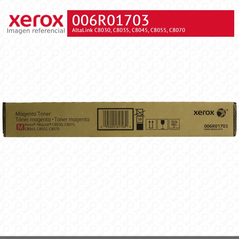 Toner Xerox 006r01703 Magenta 15K AltaLink C8030, C8035, C8045, C8055, C8070 Capacidad Estándar