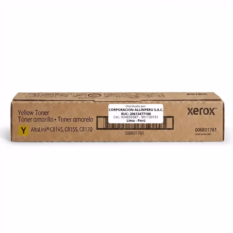 Tóner Xerox 006R01761 Amarillo original para AltaLink C8145 C8155 C8170