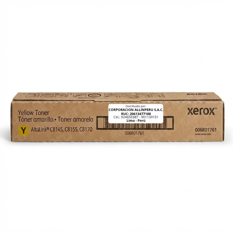 Tóner Xerox 006R01761 Amarillo original para AltaLink C8145 C8155 C8170