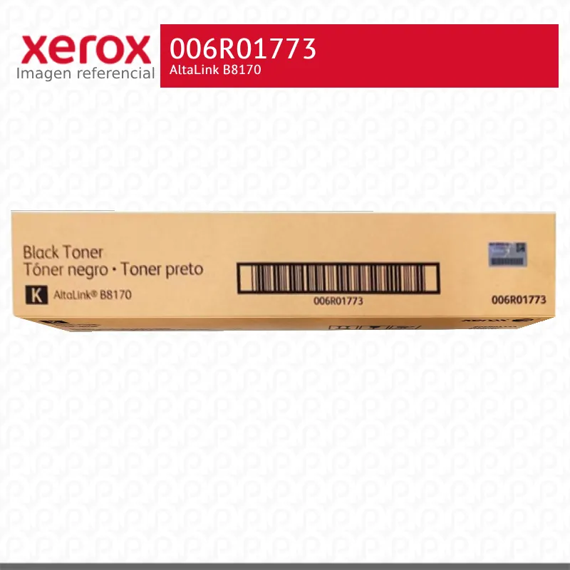 Toner Xerox 006R01773 Negro 52K AltaLink B8170