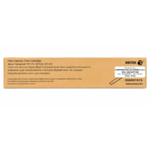Foto de tóner Xerox 006R01819 negro original con caja y sello de autenticidad