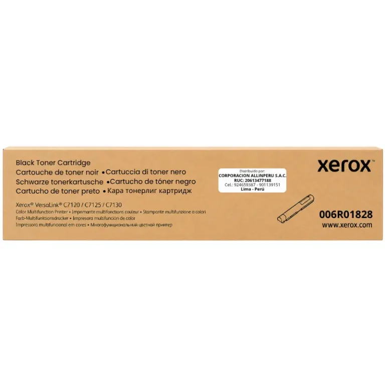 Tóner Xerox 006R01828 negro original frontal