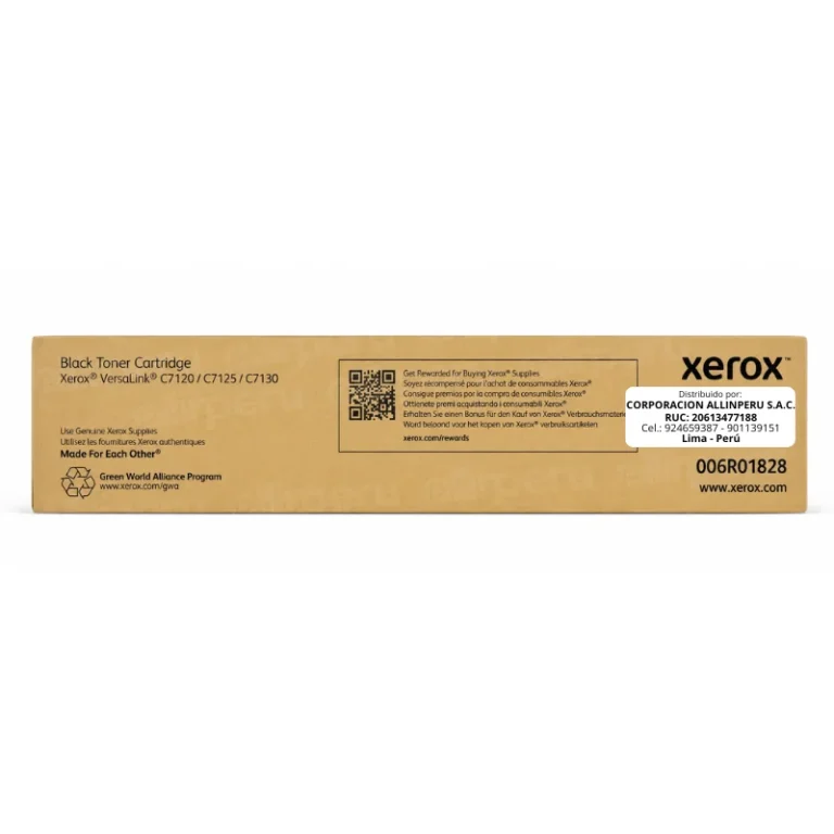 Foto de tóner Xerox 006R01828 negro caja frontal original