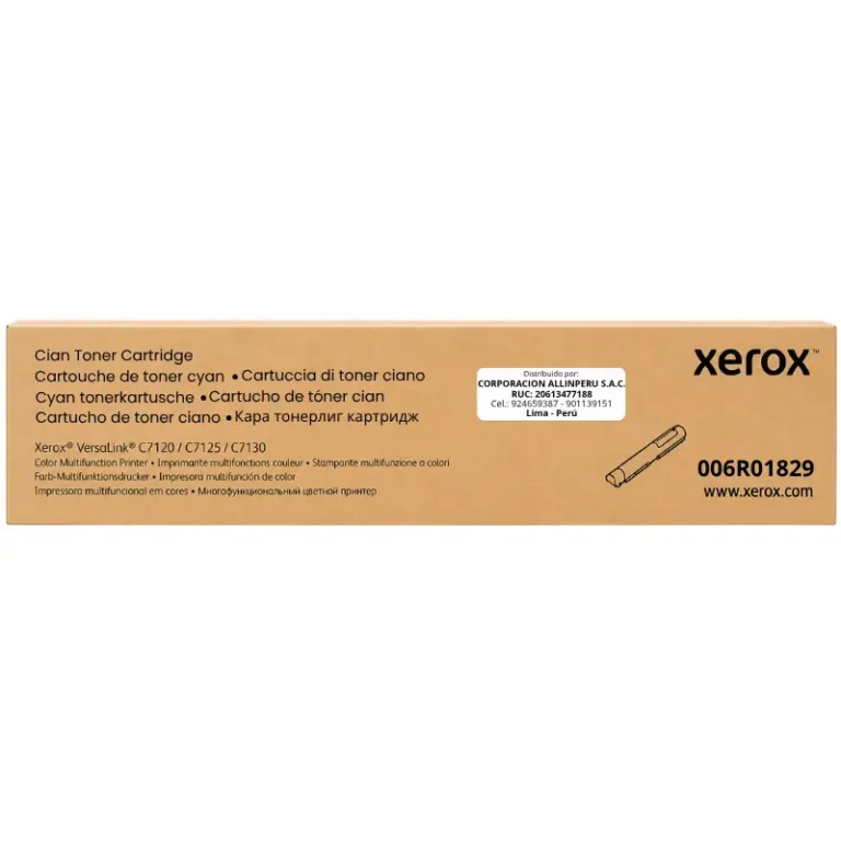 Tóner Xerox 006R01829 cian original frontal