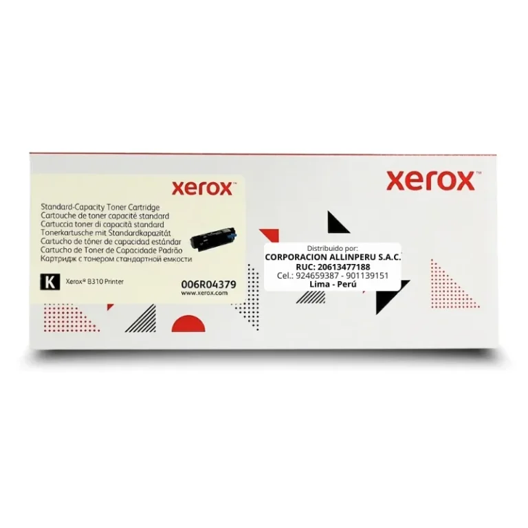 Foto de Toner Xerox 006R04379 negro original caja sellada frontal