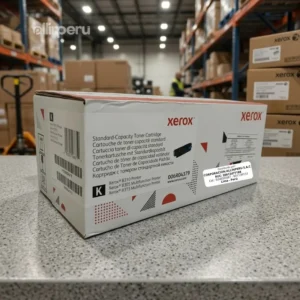 Foto de Toner Xerox 006R04379 negro lateral código SKU visible