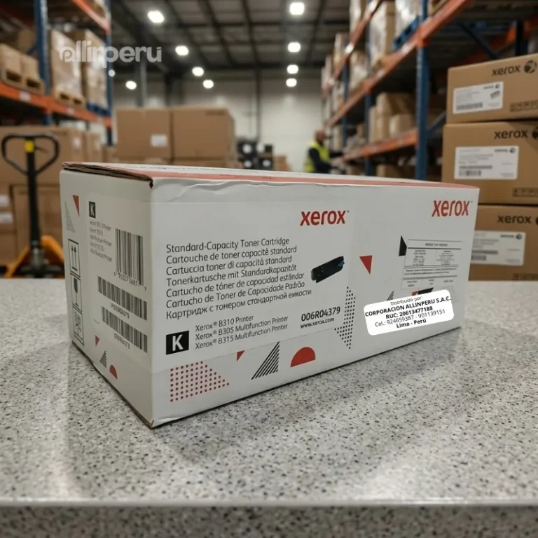 Foto de Toner Xerox 006R04379 negro lateral código SKU visible