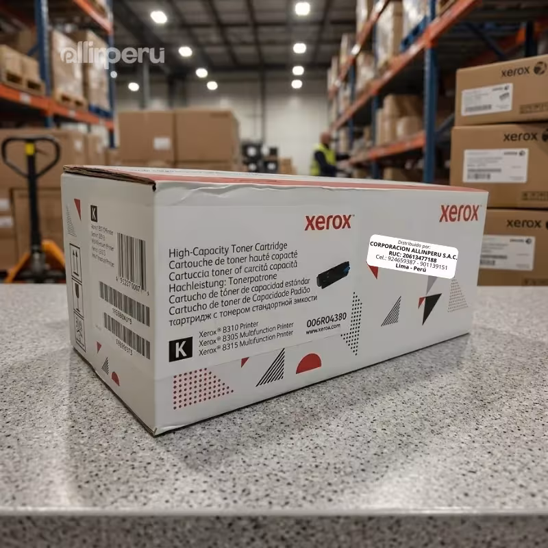 Foto de toner Xerox 006R04380 negro embalaje caja original cerrada