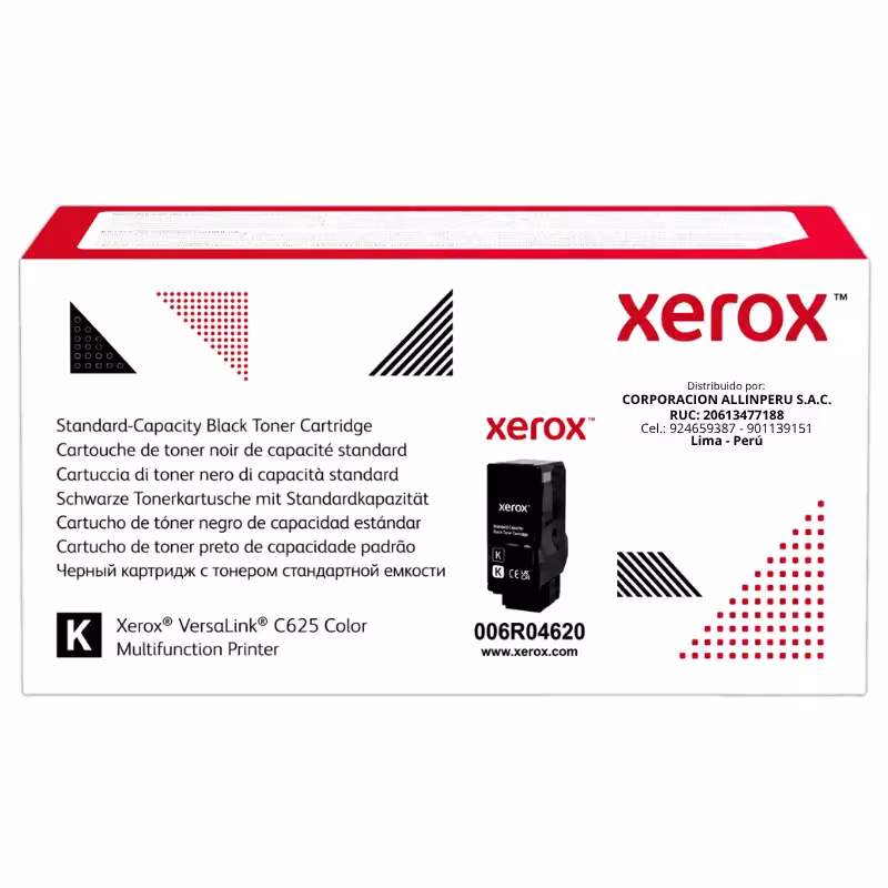 Toner Xerox 006R04620 Negro capacidad estandar VersaLink C625