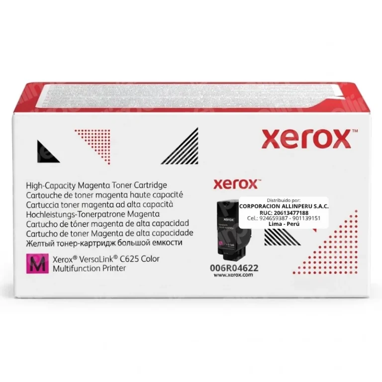 Foto de toner Xerox 006R04622 magenta con caja original