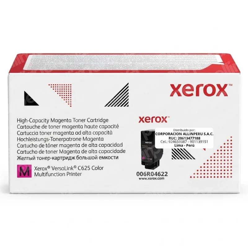 Foto de toner Xerox 006R04622 magenta con caja original