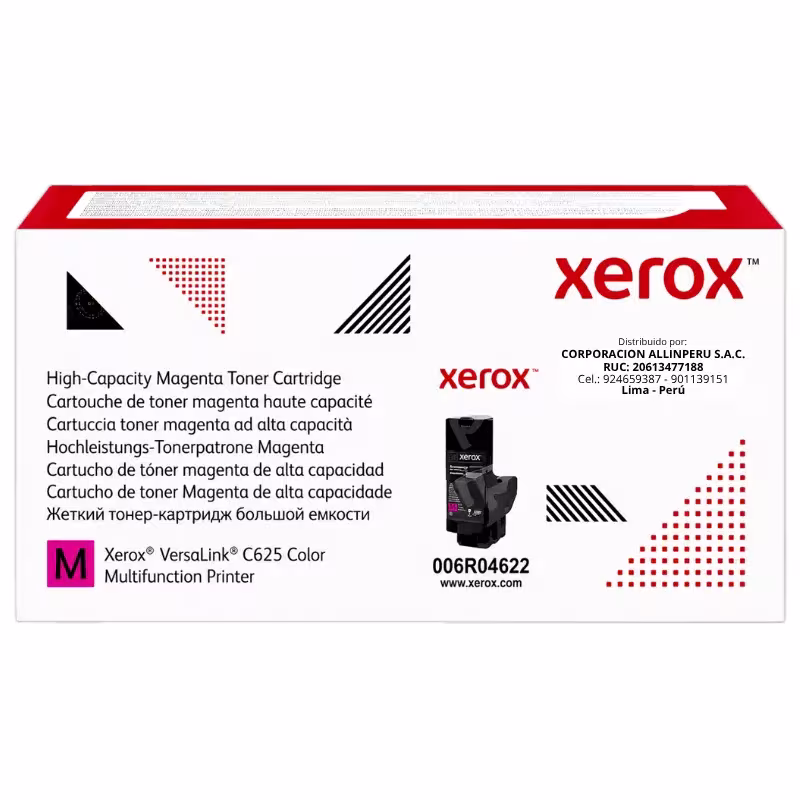 Toner Xerox 006R04622 Magenta capacidad estandar VersaLink C625