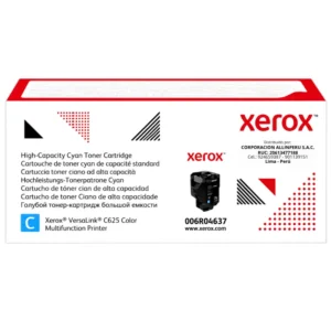 Tóner Xerox 006R04637 cian original para impresora VersaLink C625