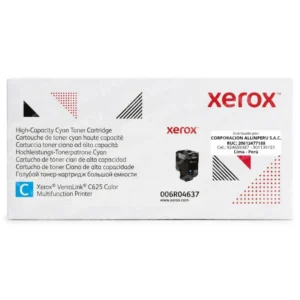Foto de tóner Xerox 006R04637 cyan caja frontal VersaLink C625