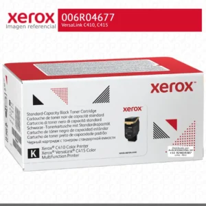 Toner Xerox 006R04677 Negro 2.4K VersaLink C410, C415 Capacidad estándar