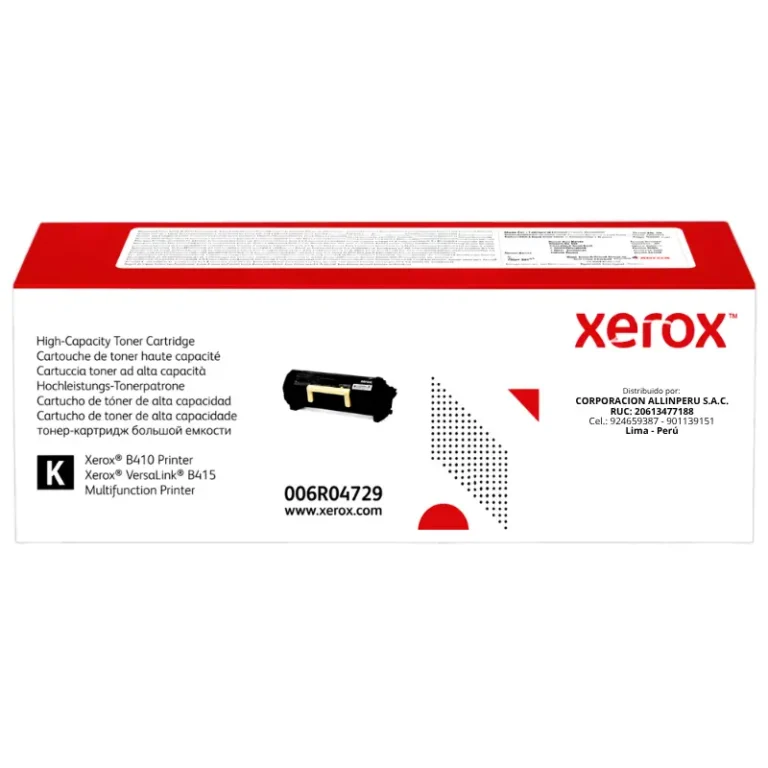 Tóner Xerox 006R04729 negro alta capacidad frontal
