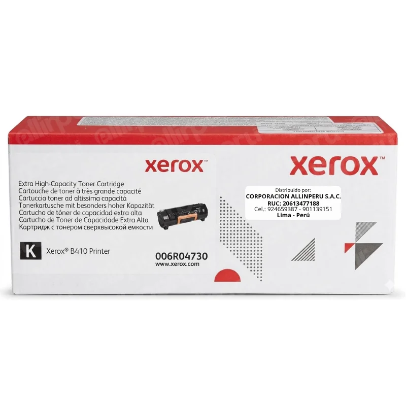 Foto de tóner Xerox 006R04730 negro caja frontal VersaLink B410 B415