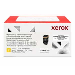 Tóner Xerox 006R04767 amarillo caja frontal VersaLink C410