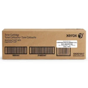 Foto de toner Xerox 106R01047 negro original sellado para CopyCentre C20 M20 M20i