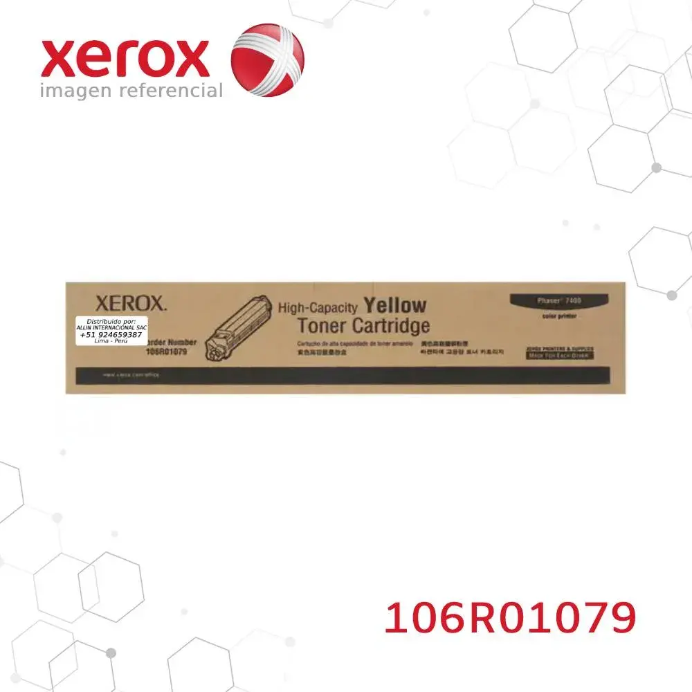 Toner-Xerox-106R01079-para-Phaser-7400.webp Toner Xerox 106R01079 Amarillo 180K Phaser 7400 Alta capacidad - Imagen 1