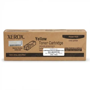 Foto de toner Xerox 106R01337 cartucho original yellow para Phaser 6125