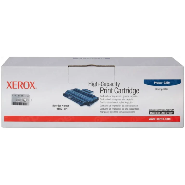 Foto de toner Xerox 106R01374 negro original Phaser 3250