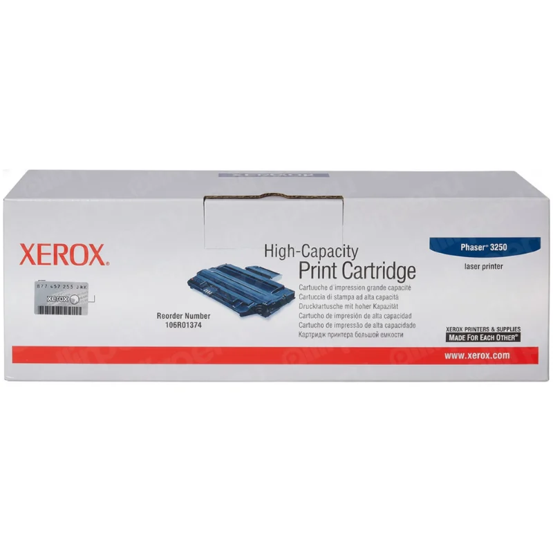 Foto de toner Xerox 106R01374 negro original Phaser 3250