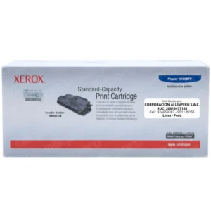 Foto de tóner Xerox 106R01378 original negro frontal