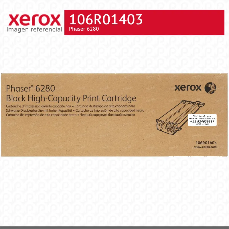 Toner-Xerox-106R01403-para-Phaser-6280.webp Toner Xerox 106R01403 Negro 7K Phaser 6280 Capacidad Estándar - Imagen 1