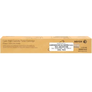 Tóner Xerox 106R01443 alta capacidad cyan original sellado
