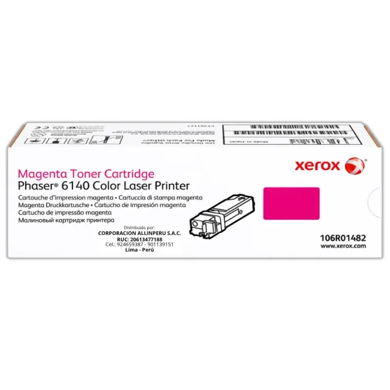 Foto de tóner Xerox 106R01482 magenta frontal original