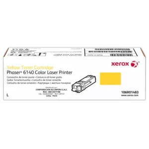 Foto de tóner Xerox 106R01483 amarillo frontal original