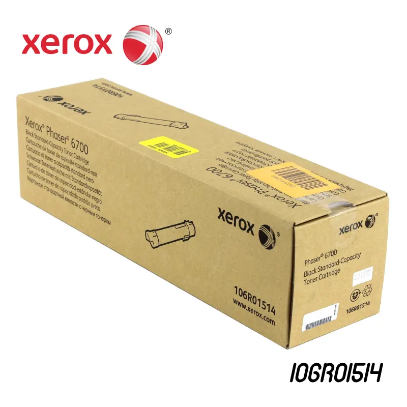 Toner Xerox 106R01514 Negro 7.1K Phaser 6700 Capacidad estandar