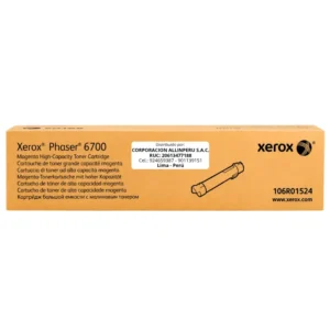 Toner Xerox 106R01524 magenta alta capacidad para Phaser 6700