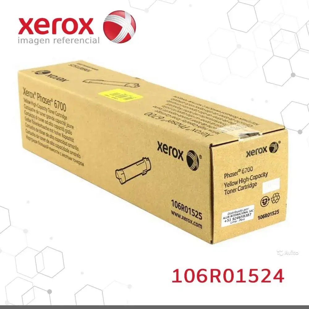 Toner-Xerox-106R01524-para-Phaser-6700.webp Toner Xerox 106R01524 Magenta 12K Phaser 6700 Alta capacidad - Imagen 1