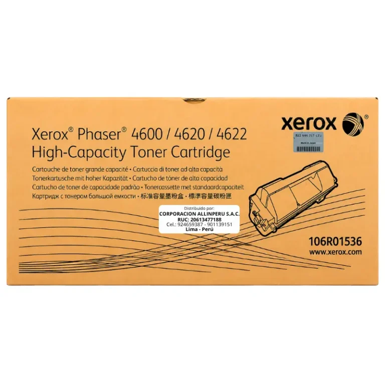 Tóner Xerox 106R01536 negro original alta capacidad