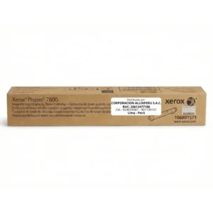 Tóner original Xerox 106R01571 Magenta para Phaser 7800 sobre fondo blanco