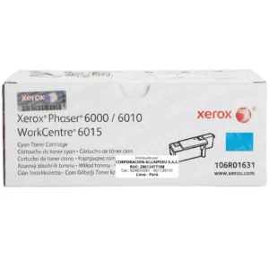Tóner Xerox 106R01631 cyan original caja sellada vista frontal
