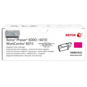 Foto de toner Xerox 106R01632 magenta original sobre fondo blanco