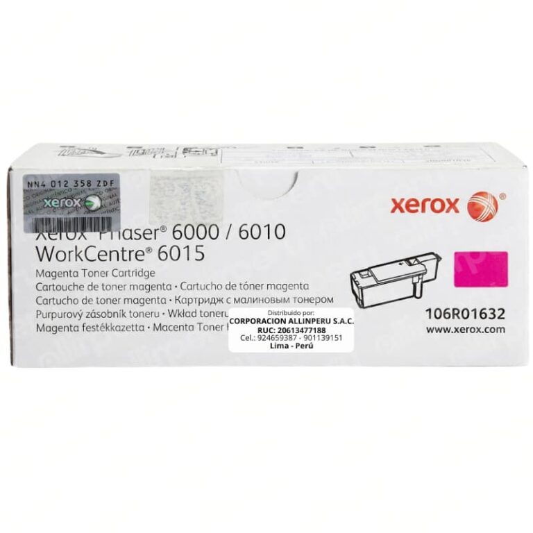 Tóner Xerox 106R01632 Magenta original sellado, vista frontal
