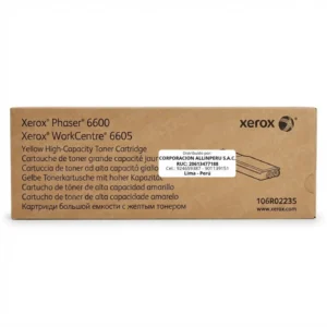 Tóner Xerox 106R02235 Yellow original sellado vista frontal