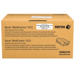 Foto de tóner Xerox 106R02310 negro original