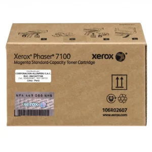Foto de tóner Xerox 106R02607 magenta caja frontal original