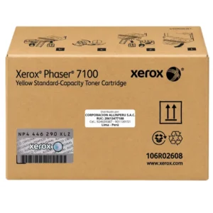 Tóner Xerox 106R02608 amarillo original para Phaser 7100