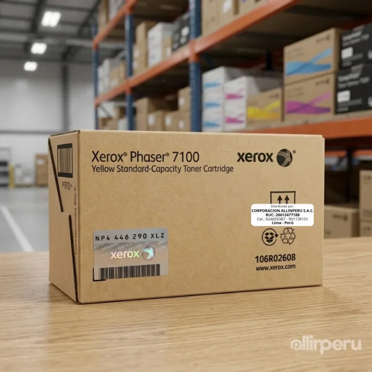 Foto de toner Xerox 106R02608 Yellow caja sellada empaque original Xerox