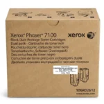 Foto de toner Xerox 106R02612 negro dual pack original sellado fondo blanco