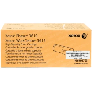 Toner Xerox 106R02723 Negro para Phaser 3610 WorkCentre 3615 Alta capacidad