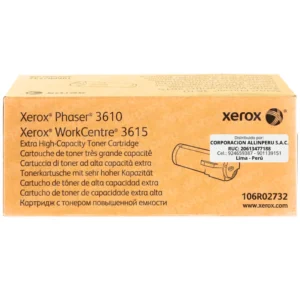 Toner Xerox 106R02732 Negro para Phaser 3610 WorkCentre 3615 Extra Alta Capacidad